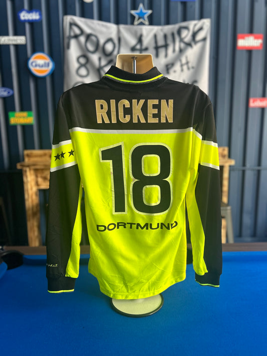 Borussia Dortmund 1997-98 Home #18 Ricken (M)