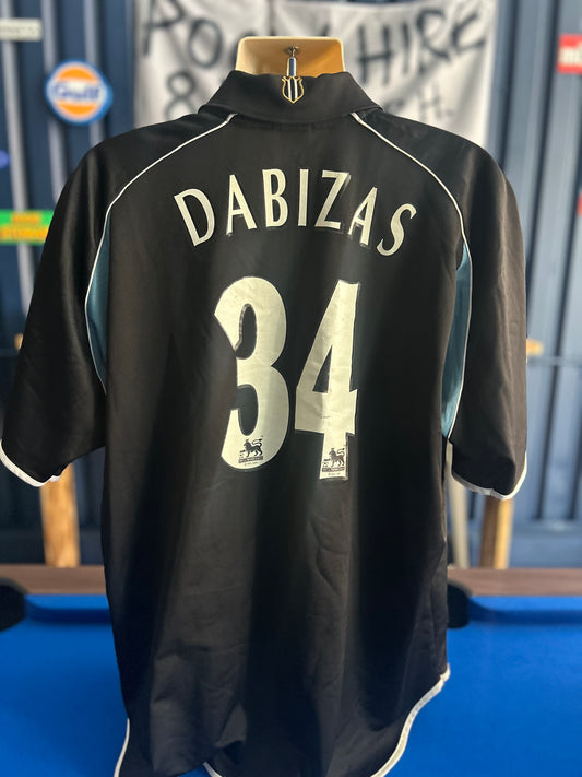 Newcastle United 2000-01 Away #34 Dabizas (XXL)