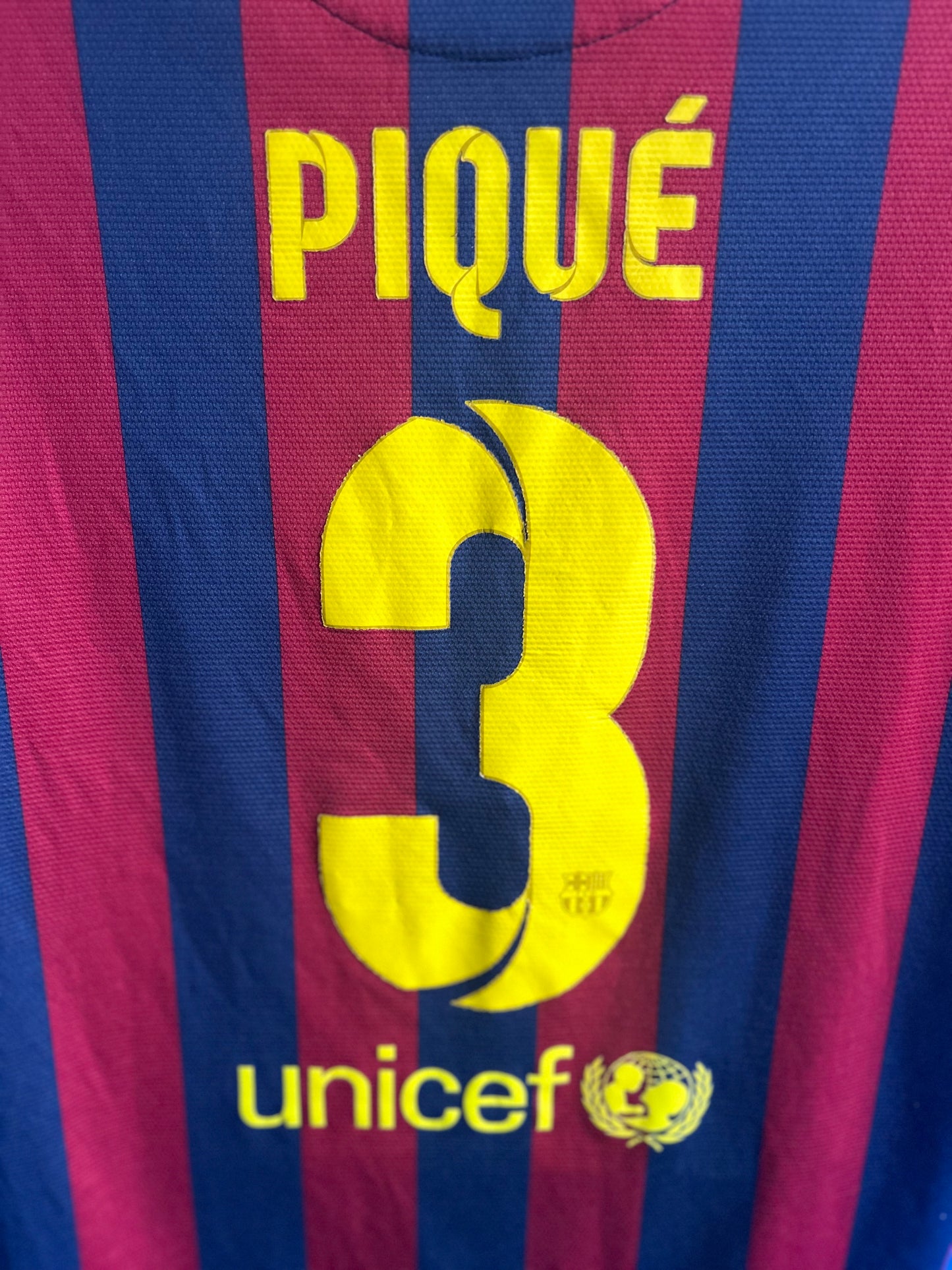 Barcelona 2013-14 Home #3 Pique (XL)