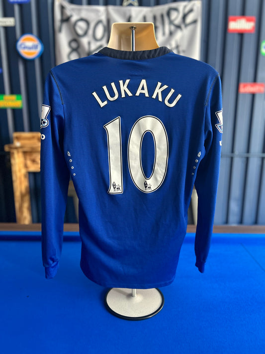 Everton 2014-15 Home Long Sleeves #10 Lukaku (M)