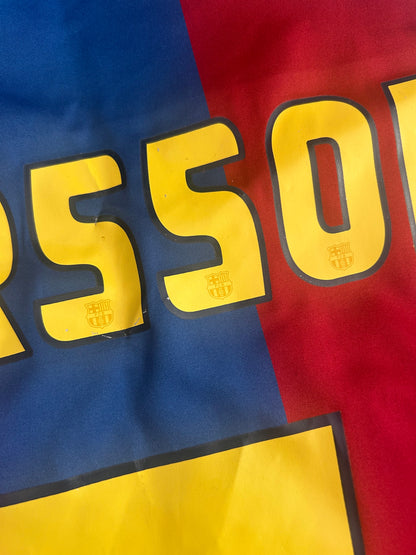 Barcelona 2004-05 Home #7 Larsson (XL)