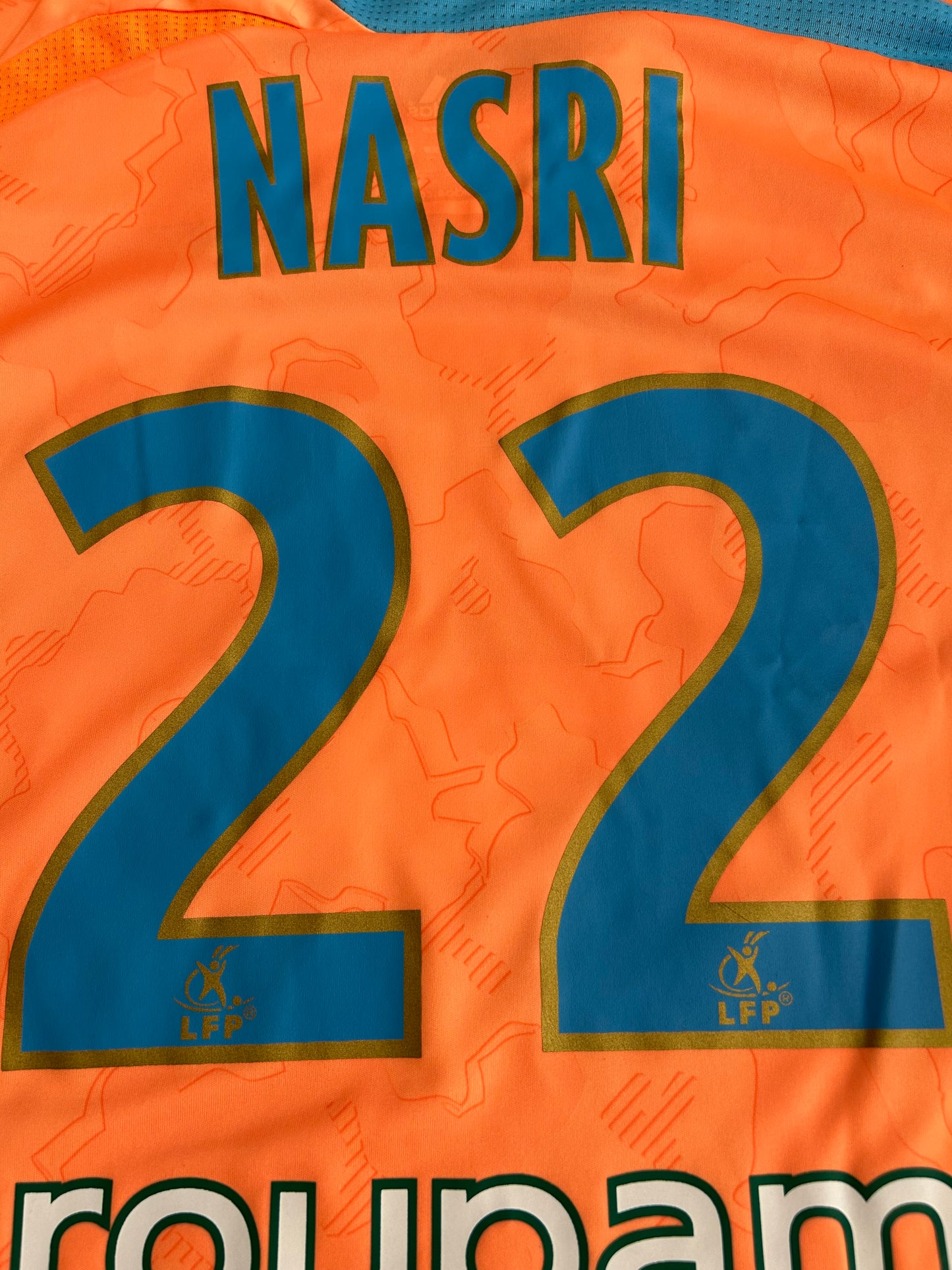 Olympique Marseille 2007-08 Third #22 Nasri (L)