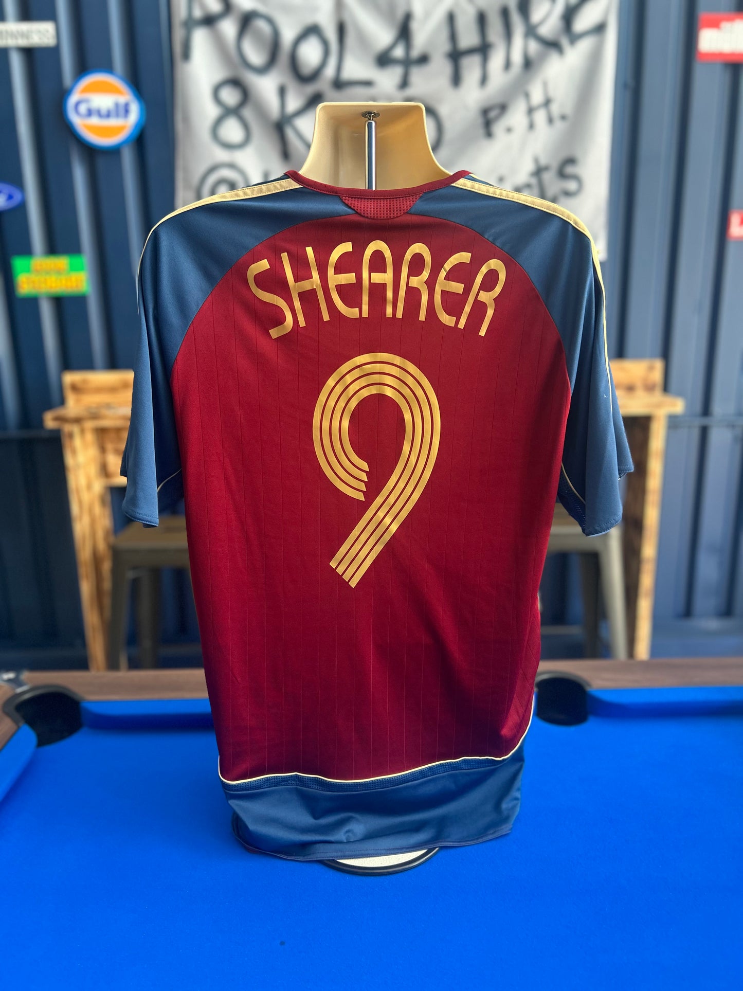 Newcastle United 2006-07 Away #9 Shearer (L)