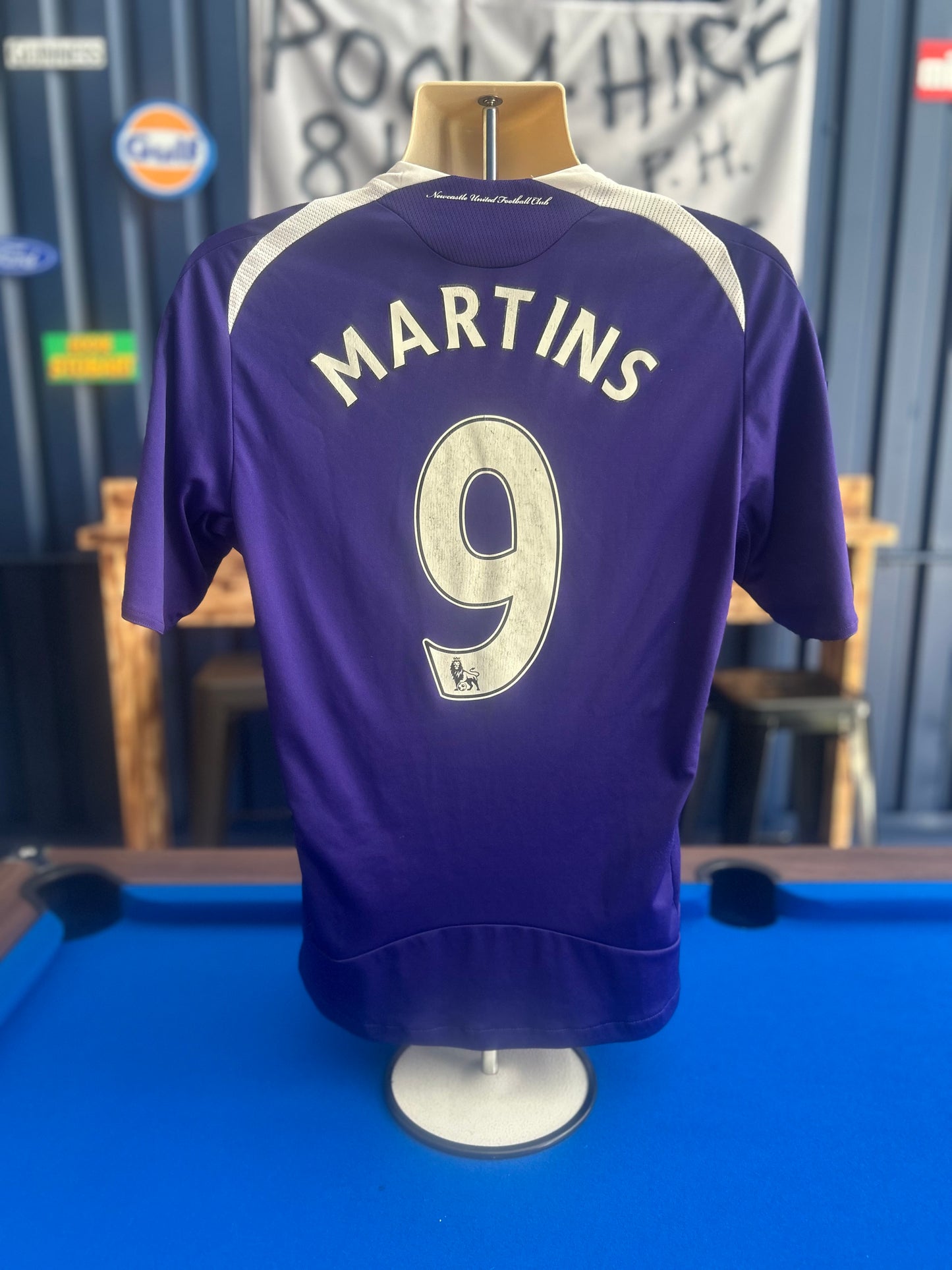Newcastle United 2008-09 Away #9 Martins (M)