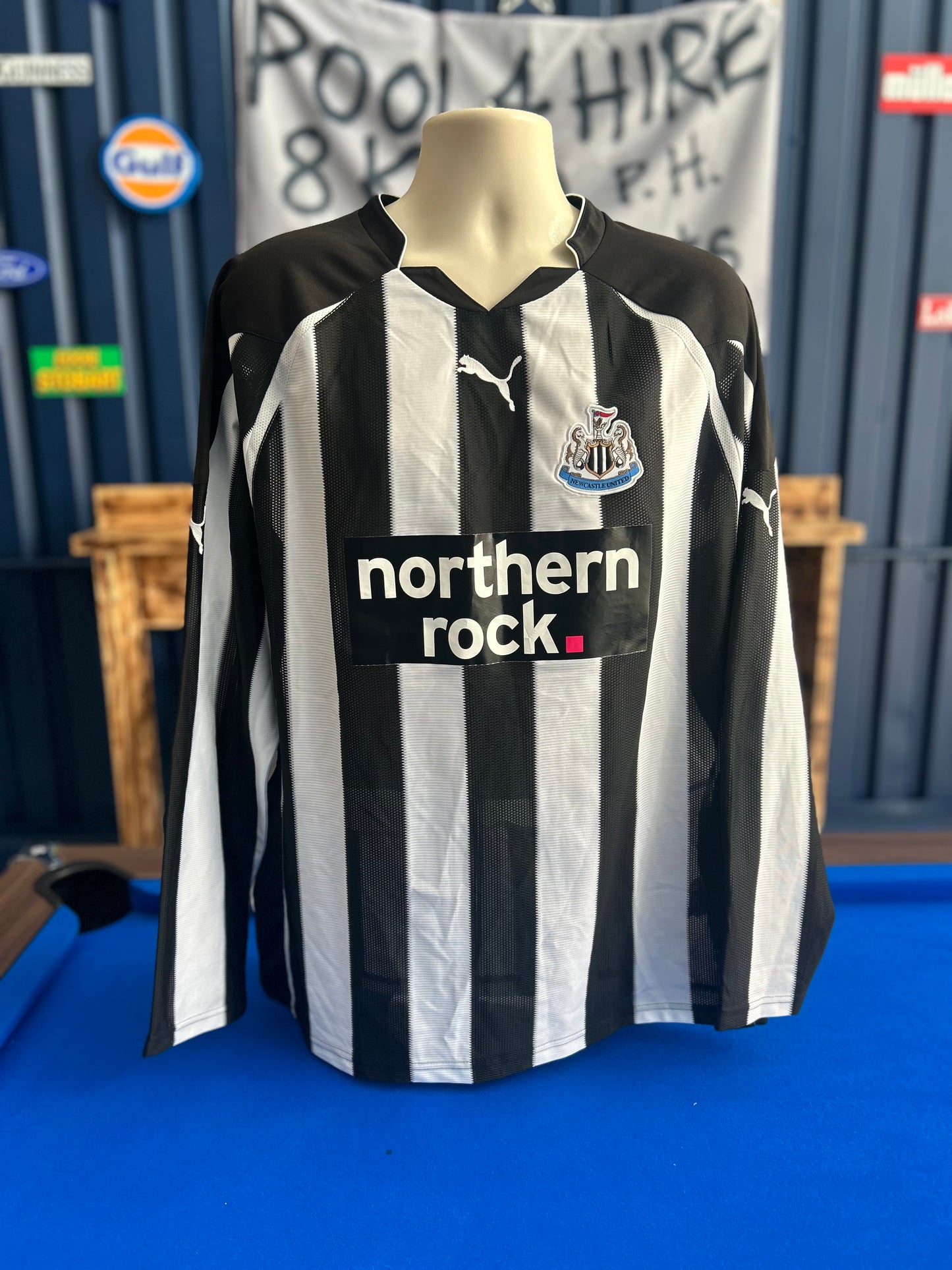 Newcastle United 2010-11 Long Sleeves Home (XXL)