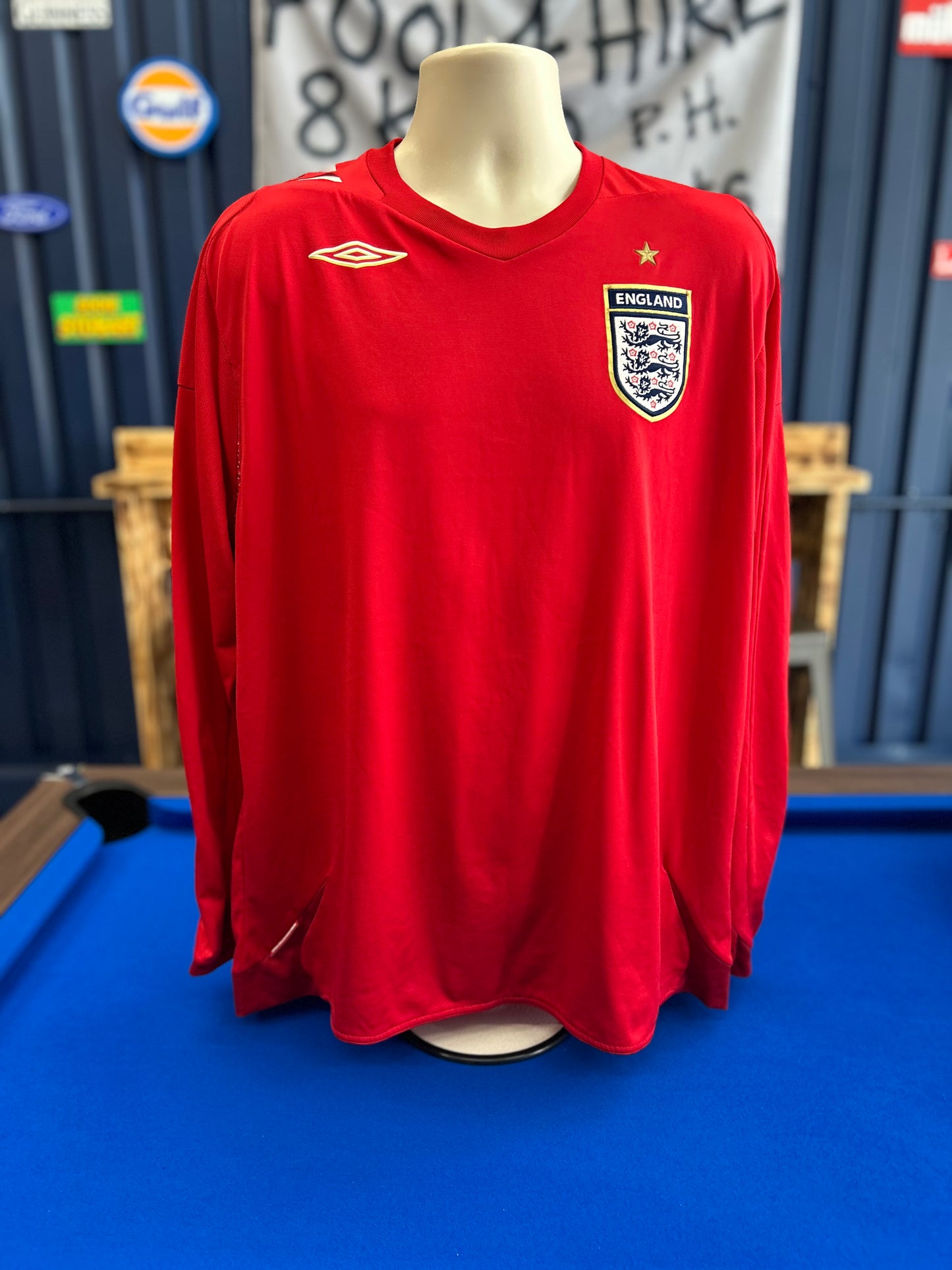 England 2006-08 Away Long Sleeves (XXL)