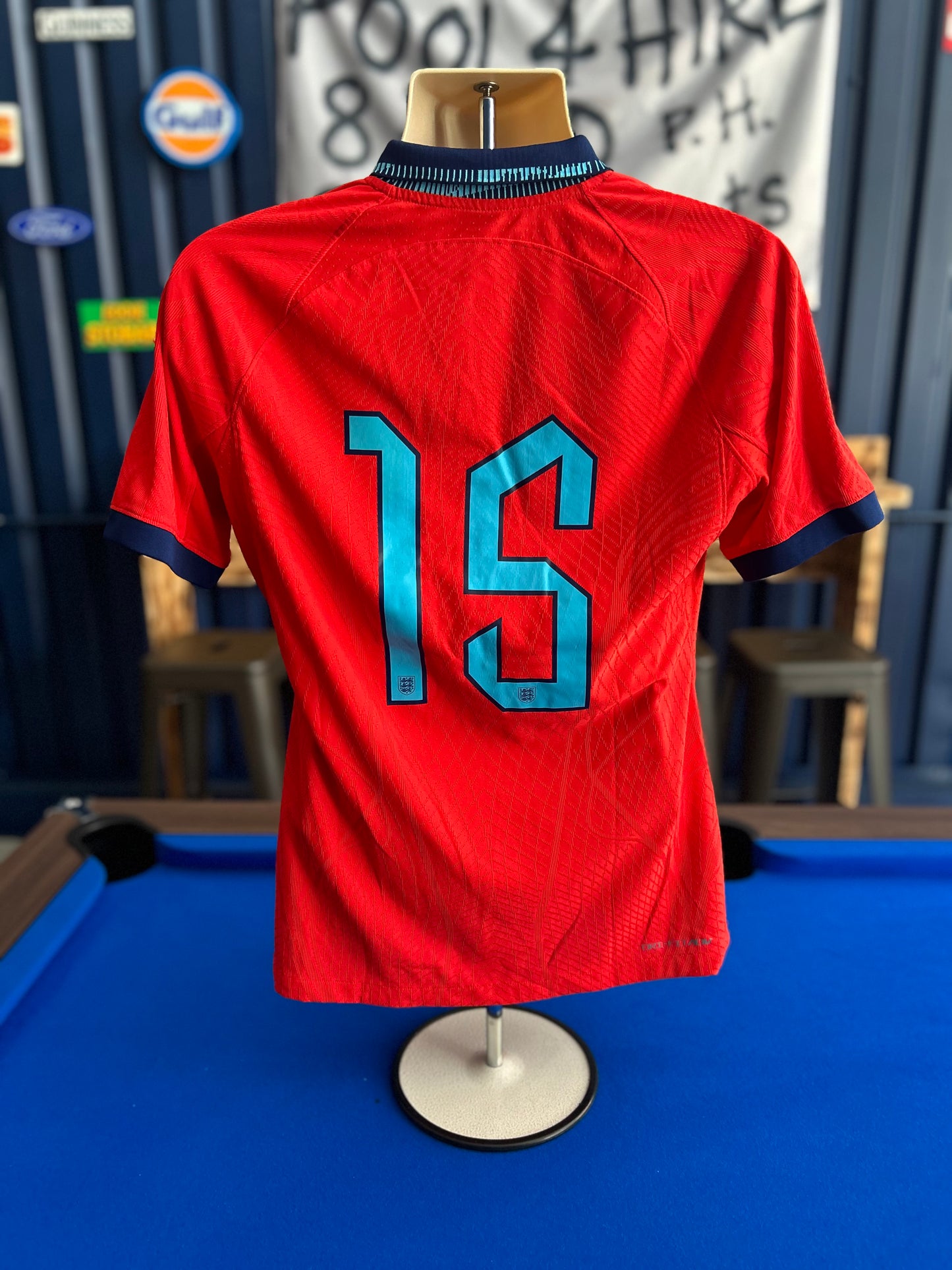 England 2022-23 Player Issue Away #15 (M)