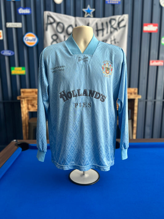 Accrington Stanley 1993-94 Centenary Away Long Sleeves (L)