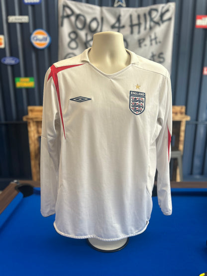England 2005-07 Home Long Sleeves (L)