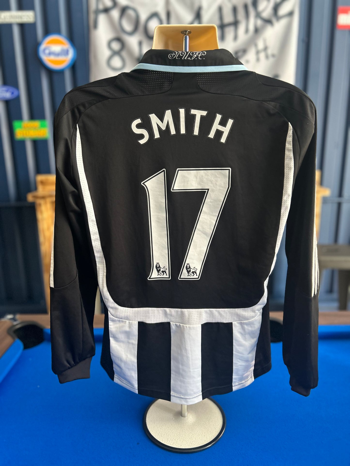 Newcastle United 2007-08 Long Sleeves #17 Smith (S)