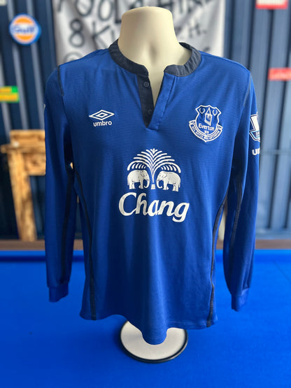 Everton 2014-15 Home Long Sleeves #10 Lukaku (M)