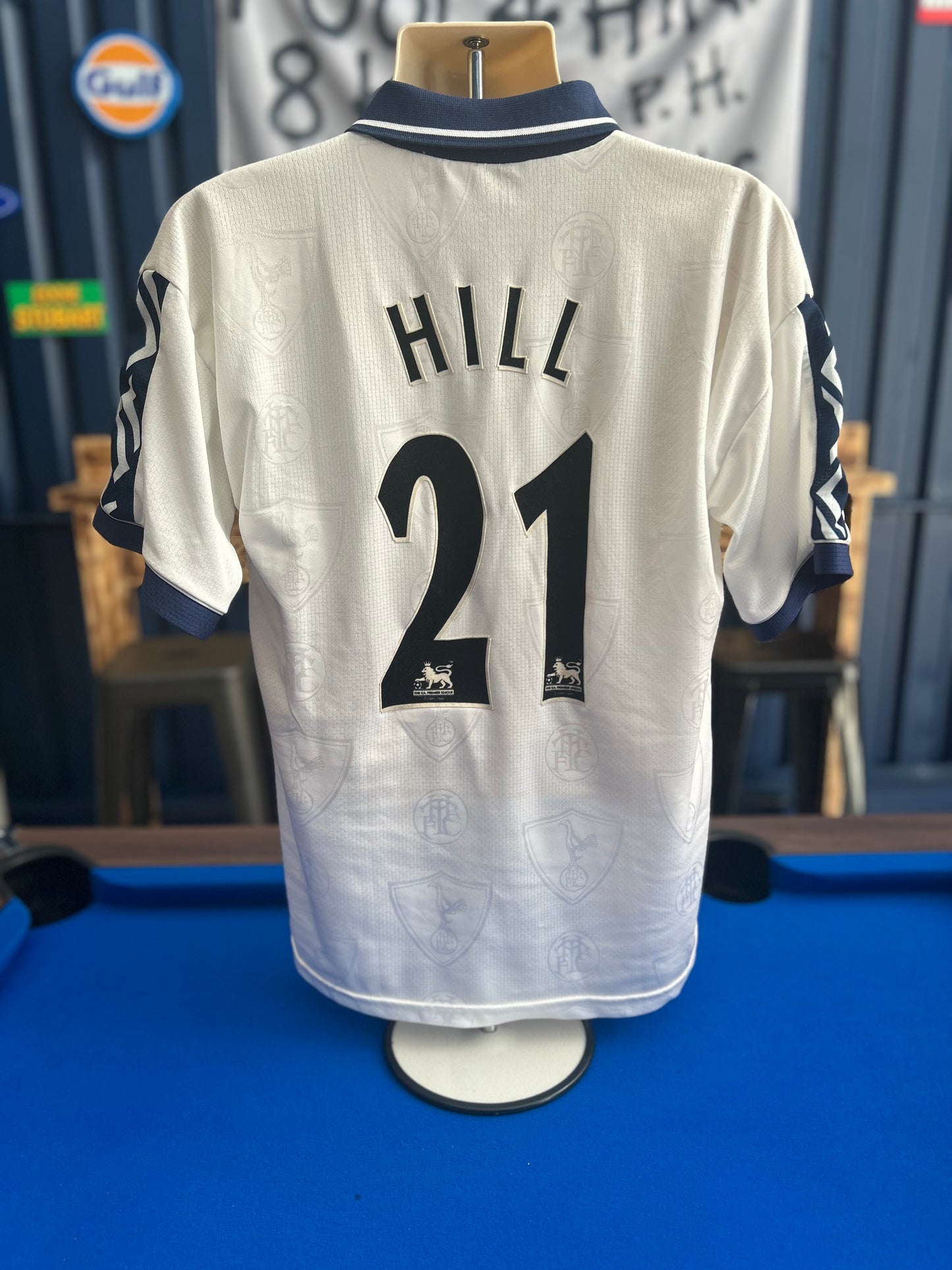 Tottenham Hotspur 1995-97 Home #21 Hill (M/L)