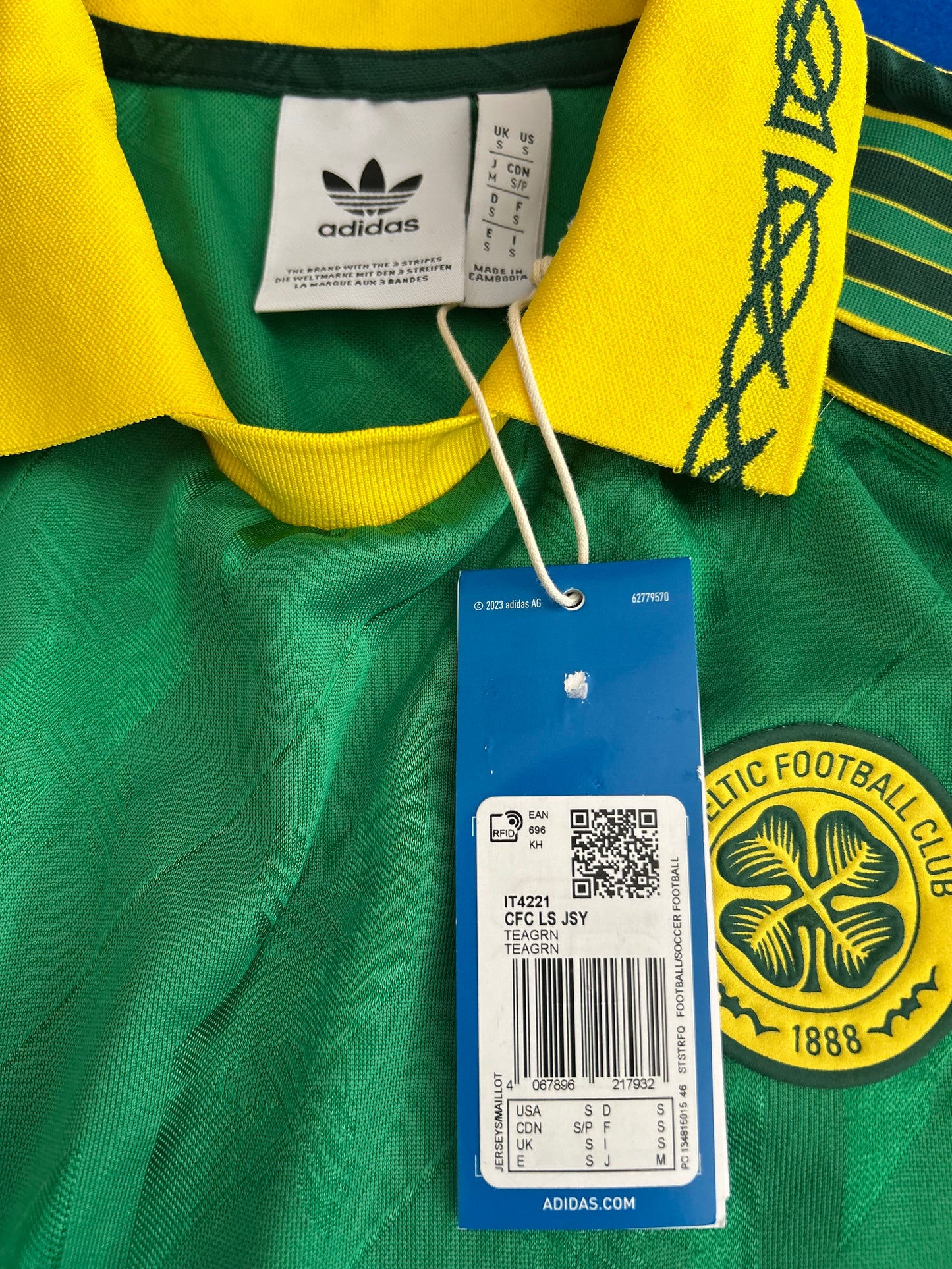 Celtic LFSTLR Adidas Originals Jersey BNWT (S)