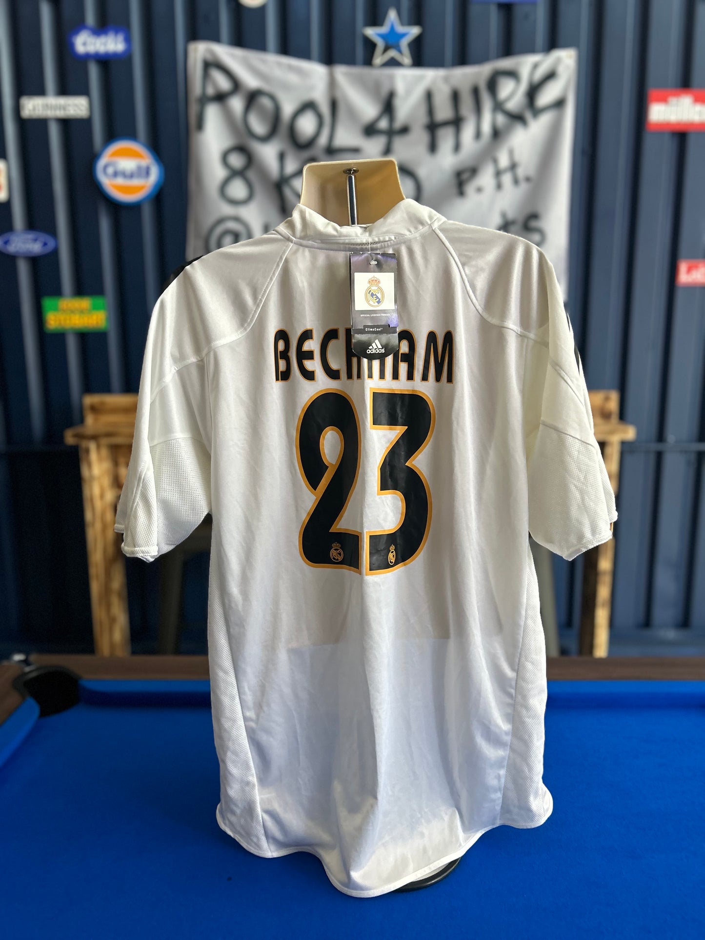 Real Madrid 2004-06 Home #23 Beckham BNWT (XL)