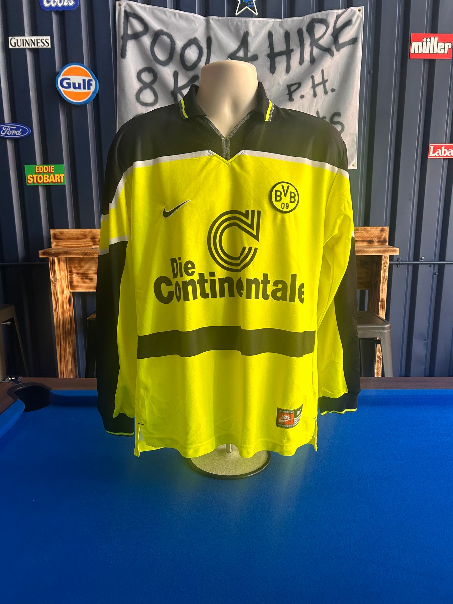 Borussia Dortmund 1997-98 Home #18 Ricken (M)