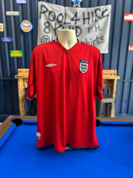 England 2002-04 Away Reversible  (XXL)