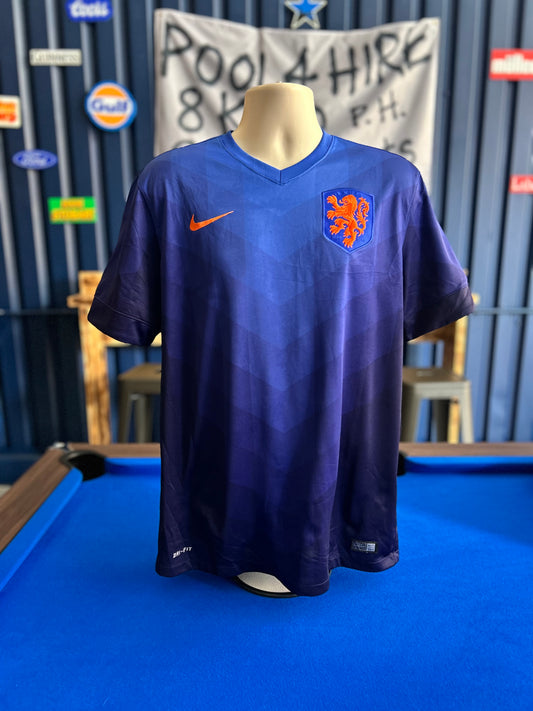 Netherlands 2014-15 Away #7 Janmaat (L)