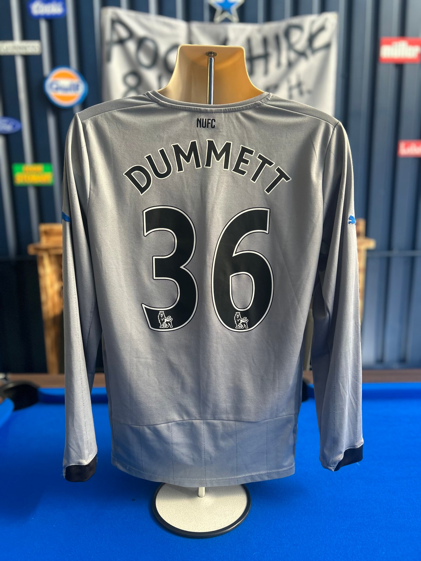 Newcastle United 2014-15 Away Long sleeves #36 Dummett (S)