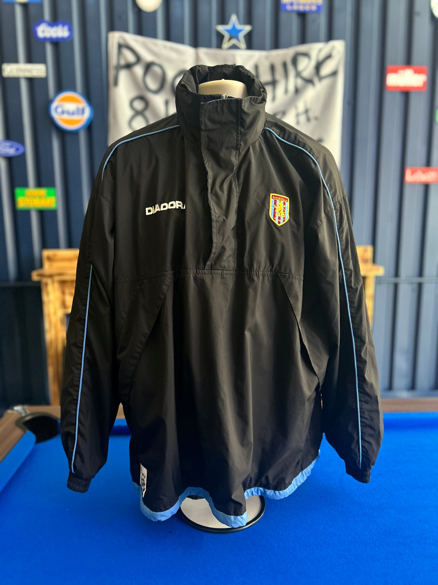 Aston Villa Player Issue Raincoat #38 (XL)