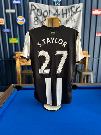 Newcastle United 2010-11 Home #27 Taylor (M)