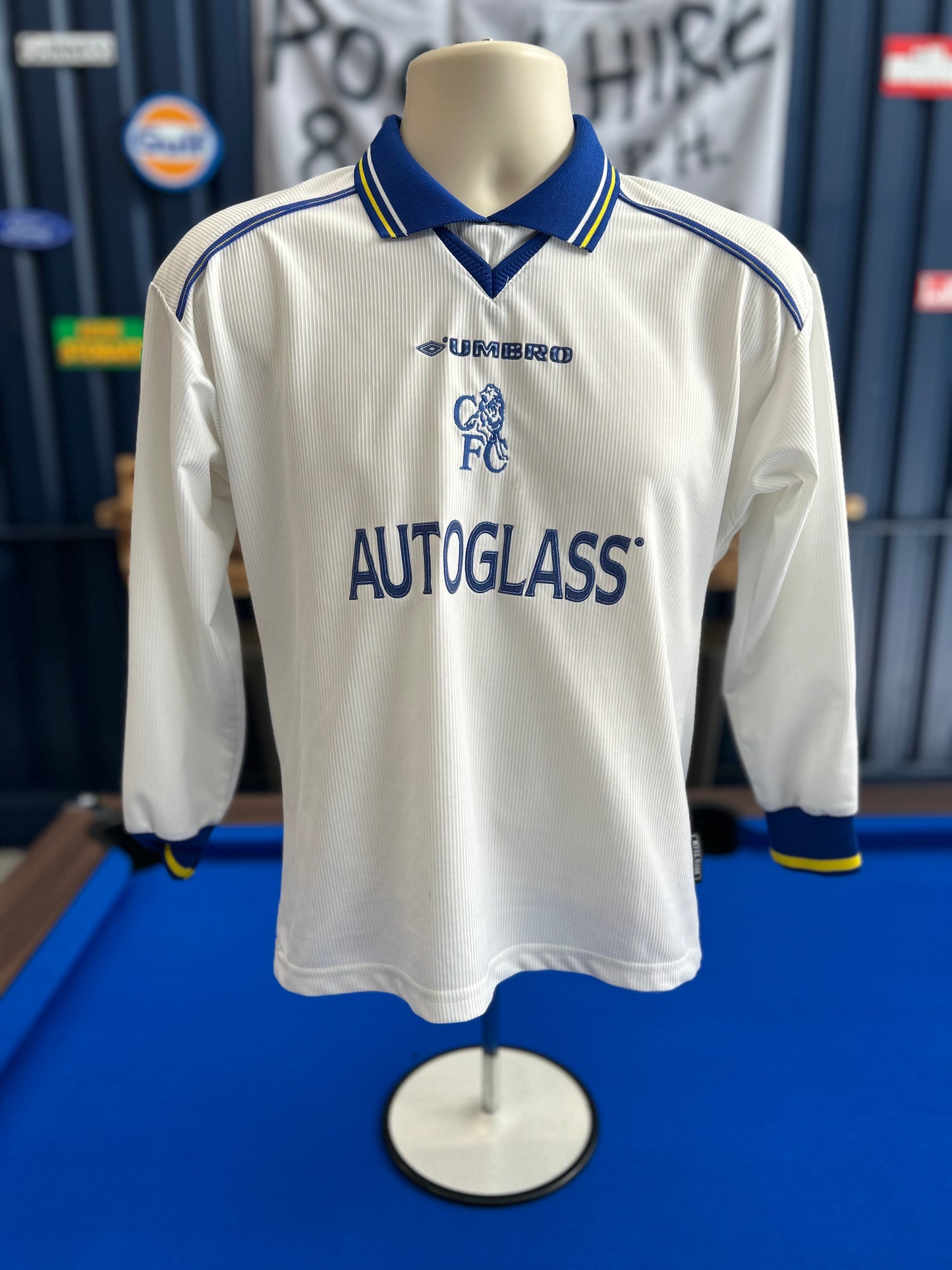 Chelsea 1998-00 Away Long Sleeves (Large Boys)