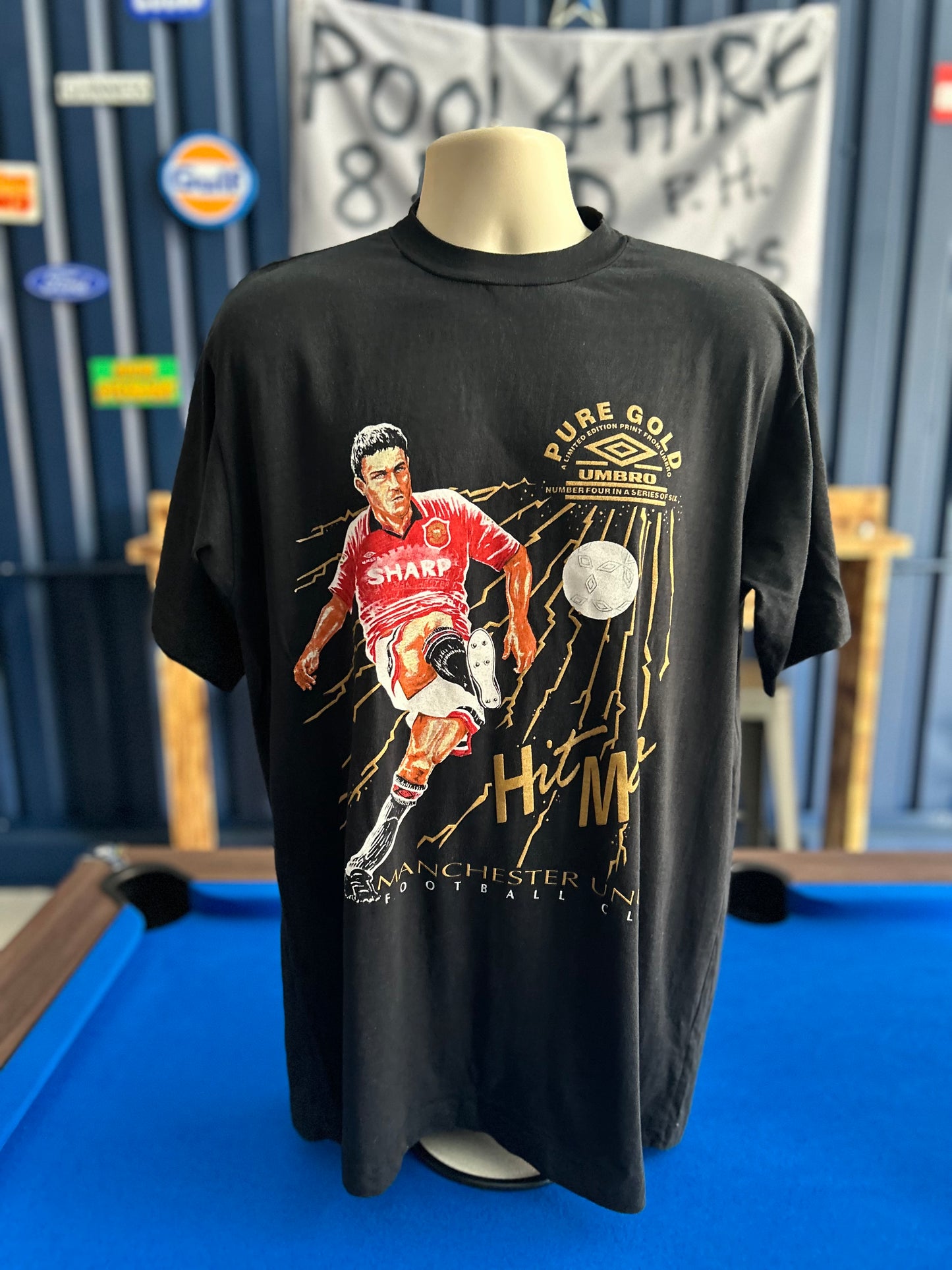 Manchester United 1993-94 Special Edition Umbro Graphic Tee (L)