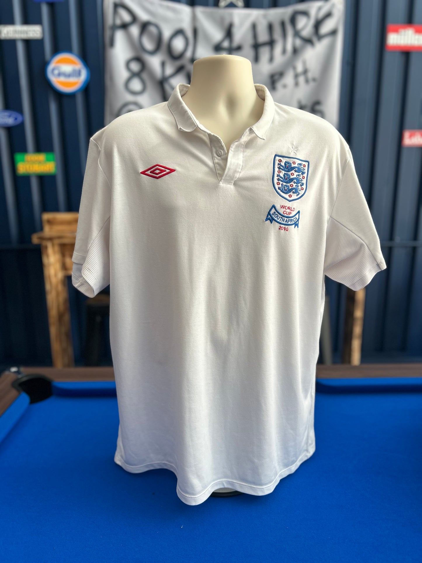 England 2009-10 ‘South Africa’ Home XXL