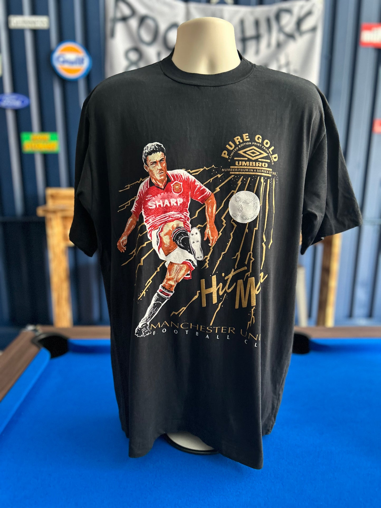 Manchester United 1993-94 Special Edition Umbro Graphic Tee (L)