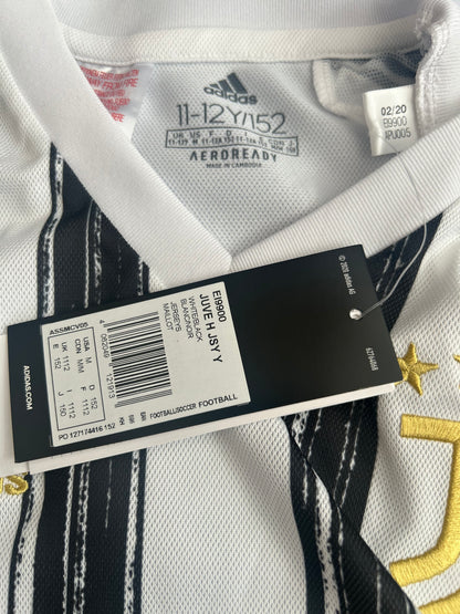 Juventus 2020-21 Home BNWT (L Boys. 11-12 Years)