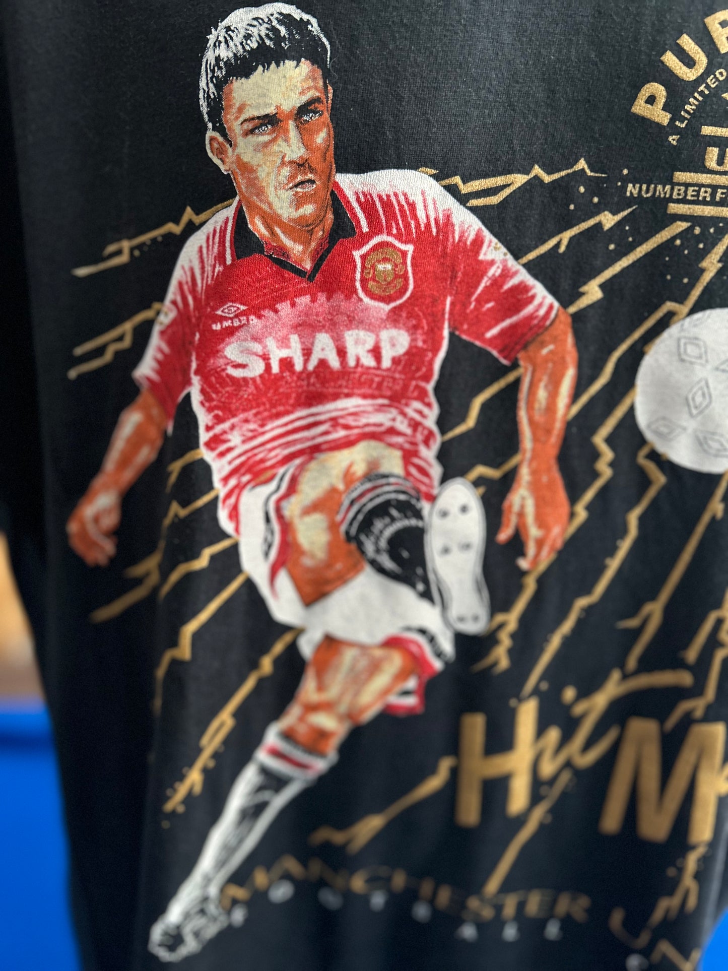 Manchester United 1993-94 Special Edition Umbro Graphic Tee (L)
