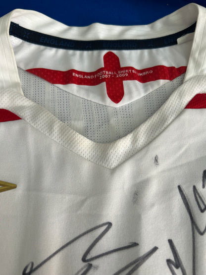 England 2007-09 Home Signed England Legends (XXL)
