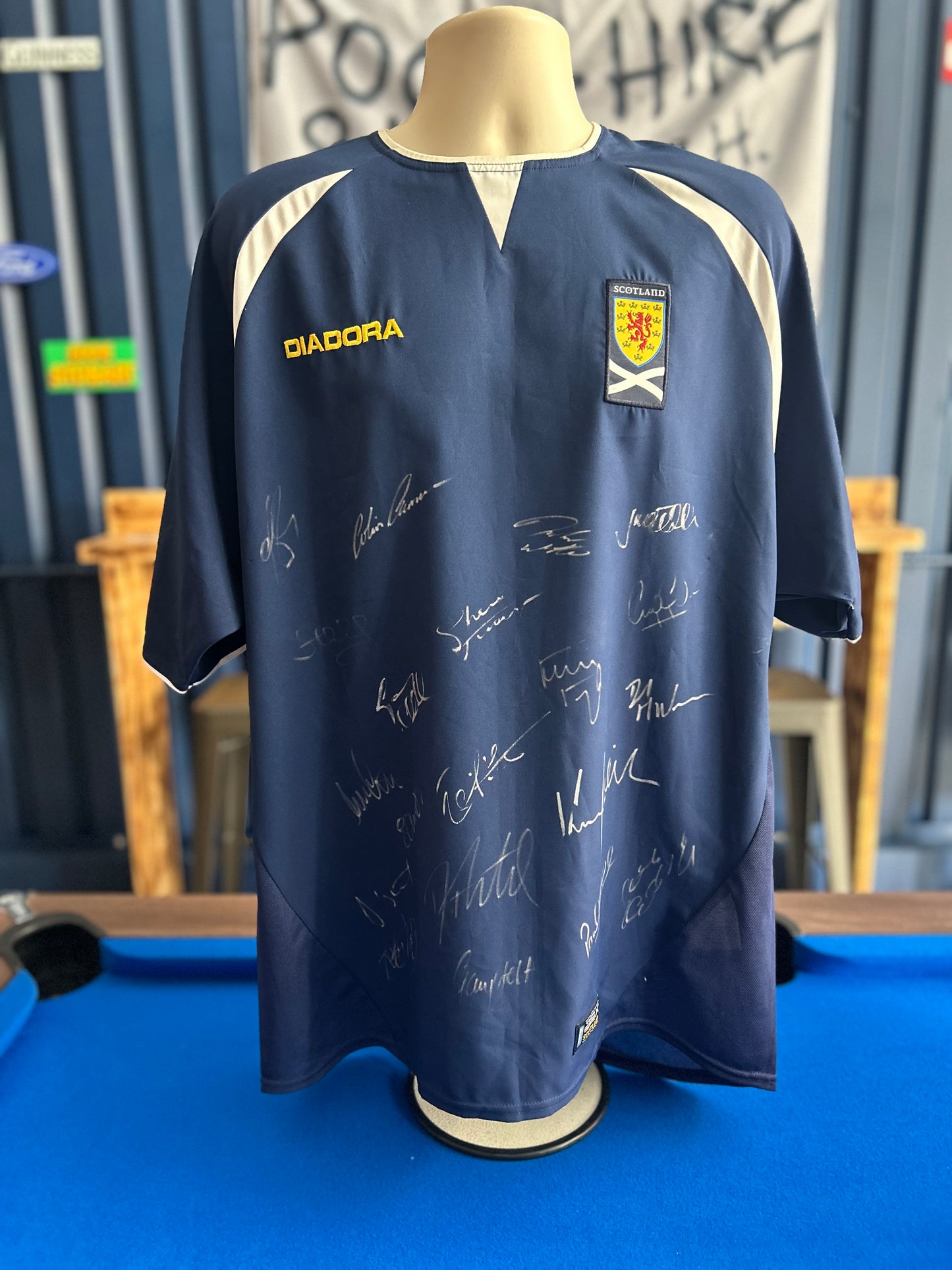 Scotland 2003-05 Signed Home (L)