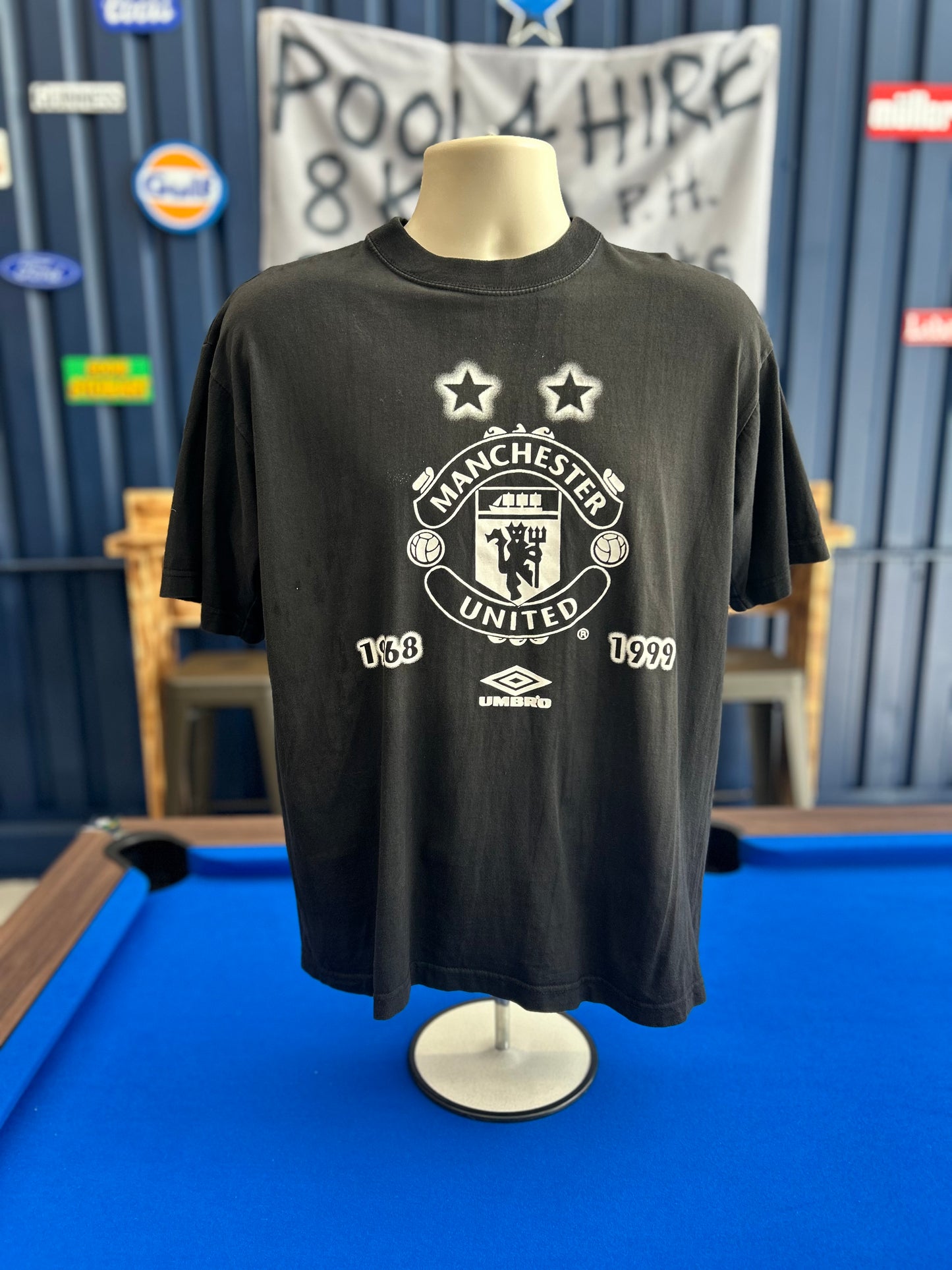 Manchester United 1998-99 Champions League Tee (M)