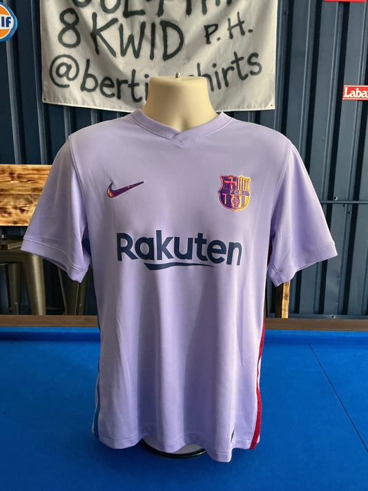Barcelona #10 Ansu Fati 2021-22 Away (M)