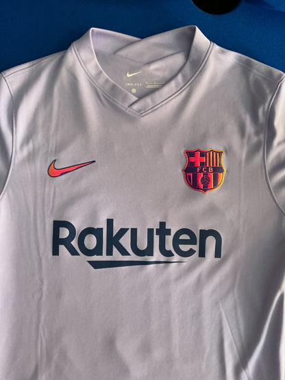 Barcelona #10 Ansu Fati 2021-22 Away (M)