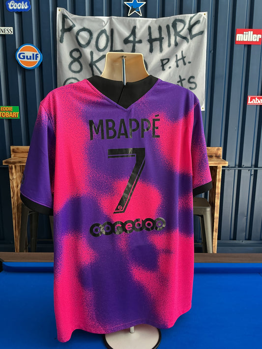 Paris Saint-Germain 2020-21 Fourth #7 Mbappe (XXL)